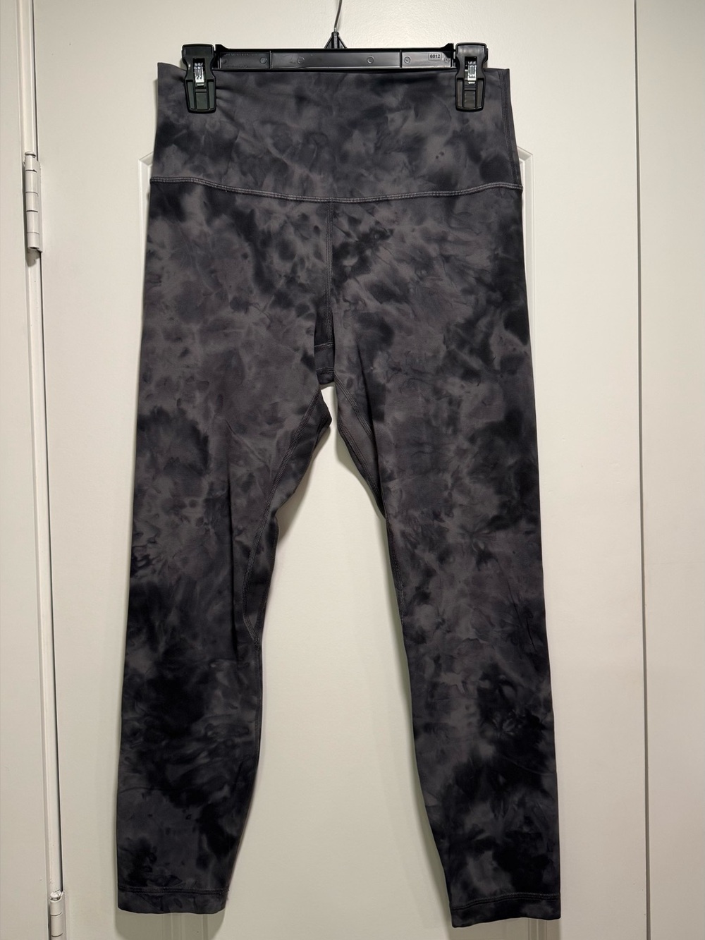 lululemon athletica Black Charcoal Tie-Dye Leggings